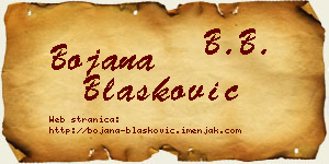 Bojana Blašković vizit kartica